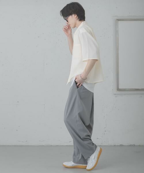 SENSE OF PLACE by URBAN RESEARCH / センスオブプレイス バイ アーバンリサーチ その他パンツ | 『イージーケア/速乾』サマー2タックワイドテーパードパンツ | 詳細23