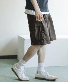 SENSE OF PLACE by URBAN RESEARCH / センスオブプレイス バイ アーバンリサーチ ショート・ハーフ・半端丈パンツ | ワイドカーゴショートパンツ