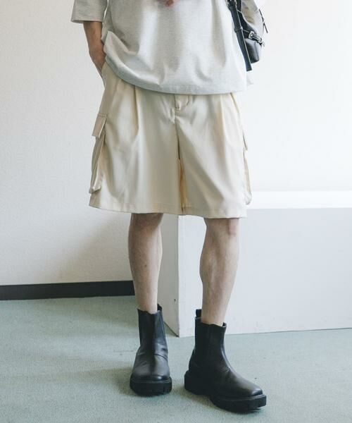 SENSE OF PLACE by URBAN RESEARCH / センスオブプレイス バイ アーバンリサーチ ショート・ハーフ・半端丈パンツ | ワイドカーゴショートパンツ | 詳細1