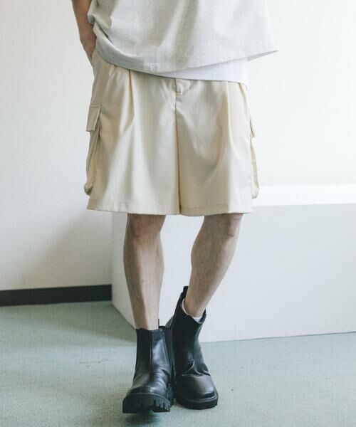 SENSE OF PLACE by URBAN RESEARCH / センスオブプレイス バイ アーバンリサーチ ショート・ハーフ・半端丈パンツ | ワイドカーゴショートパンツ | 詳細3