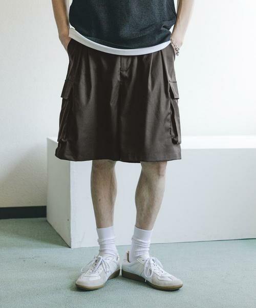 SENSE OF PLACE by URBAN RESEARCH / センスオブプレイス バイ アーバンリサーチ ショート・ハーフ・半端丈パンツ | ワイドカーゴショートパンツ | 詳細18