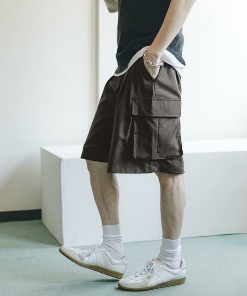 SENSE OF PLACE by URBAN RESEARCH / センスオブプレイス バイ アーバンリサーチ ショート・ハーフ・半端丈パンツ | ワイドカーゴショートパンツ | 詳細21