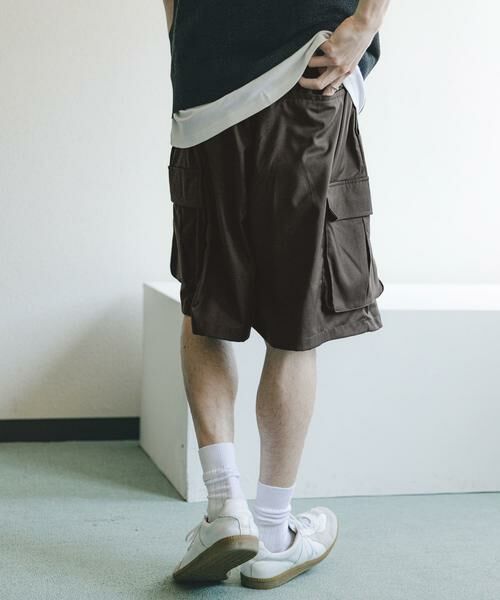 SENSE OF PLACE by URBAN RESEARCH / センスオブプレイス バイ アーバンリサーチ ショート・ハーフ・半端丈パンツ | ワイドカーゴショートパンツ | 詳細23