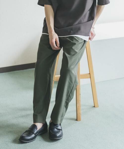 SENSE OF PLACE by URBAN RESEARCH / センスオブプレイス バイ アーバンリサーチ その他パンツ | 『イージーケア/速乾』クイックドライタックテーパードパンツ（グリーン）