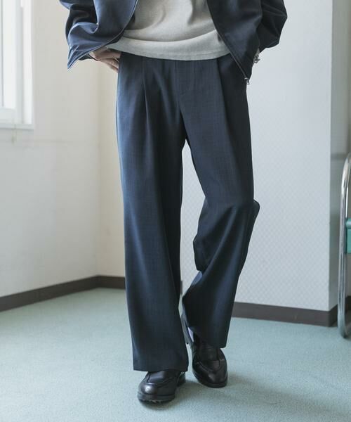 SENSE OF PLACE by URBAN RESEARCH / センスオブプレイス バイ アーバンリサーチ その他パンツ | 『UR TECH DRYLUXE』リネンライクワイドパンツ | 詳細1