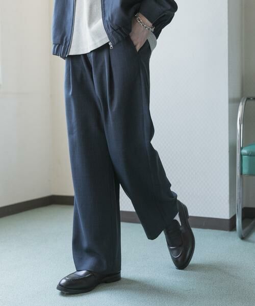 SENSE OF PLACE by URBAN RESEARCH / センスオブプレイス バイ アーバンリサーチ その他パンツ | 『UR TECH DRYLUXE』リネンライクワイドパンツ | 詳細2
