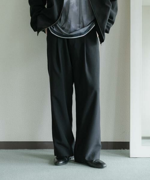 SENSE OF PLACE by URBAN RESEARCH / センスオブプレイス バイ アーバンリサーチ その他パンツ | 『UR TECH DRYLUXE』リネンライクワイドパンツ | 詳細22