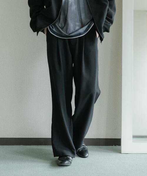 SENSE OF PLACE by URBAN RESEARCH / センスオブプレイス バイ アーバンリサーチ その他パンツ | 『UR TECH DRYLUXE』リネンライクワイドパンツ | 詳細23