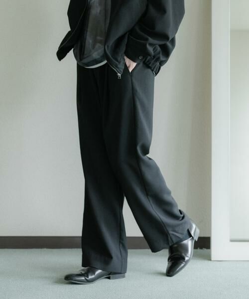 SENSE OF PLACE by URBAN RESEARCH / センスオブプレイス バイ アーバンリサーチ その他パンツ | 『UR TECH DRYLUXE』リネンライクワイドパンツ | 詳細24