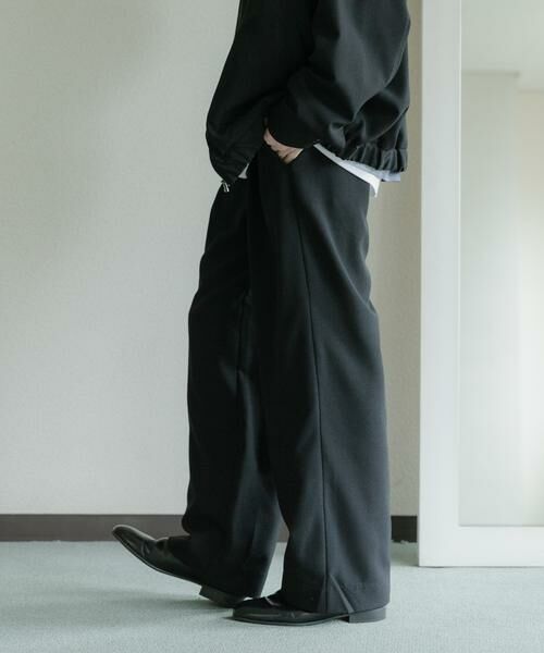 SENSE OF PLACE by URBAN RESEARCH / センスオブプレイス バイ アーバンリサーチ その他パンツ | 『UR TECH DRYLUXE』リネンライクワイドパンツ | 詳細25