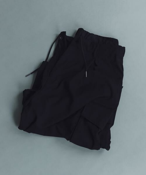 SENSE OF PLACE by URBAN RESEARCH / センスオブプレイス バイ アーバンリサーチ その他パンツ | ワイドカーゴパンツ（ブラック）