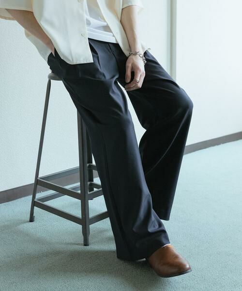 SENSE OF PLACE by URBAN RESEARCH / センスオブプレイス バイ アーバンリサーチ その他パンツ | 『速乾』ドライタッチ2タックワイドパンツ | 詳細4
