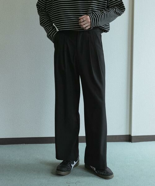 SENSE OF PLACE by URBAN RESEARCH / センスオブプレイス バイ アーバンリサーチ その他パンツ | 『速乾』ドライタッチ2タックワイドパンツ | 詳細15