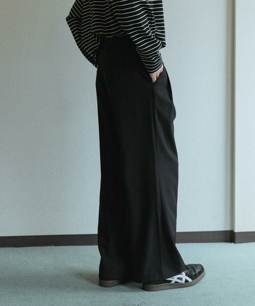 SENSE OF PLACE by URBAN RESEARCH / センスオブプレイス バイ アーバンリサーチ その他パンツ | 『速乾』ドライタッチ2タックワイドパンツ | 詳細18