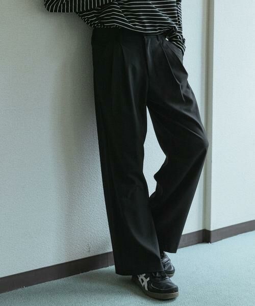 SENSE OF PLACE by URBAN RESEARCH / センスオブプレイス バイ アーバンリサーチ その他パンツ | 『速乾』ドライタッチ2タックワイドパンツ | 詳細19