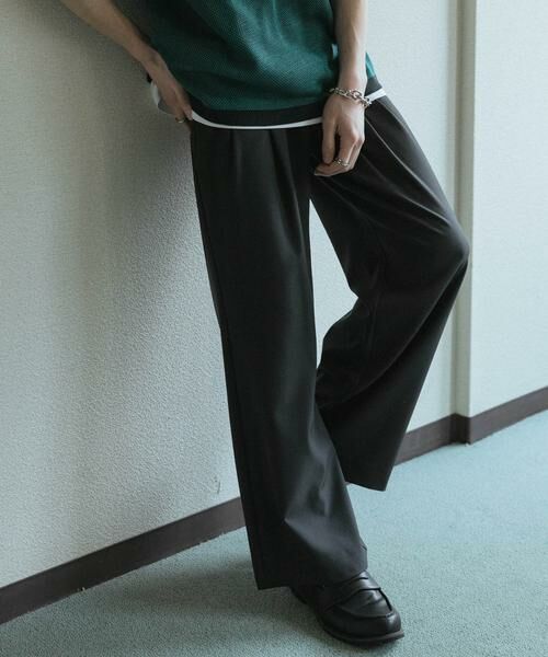 SENSE OF PLACE by URBAN RESEARCH / センスオブプレイス バイ アーバンリサーチ その他パンツ | 『速乾』ドライタッチ2タックワイドパンツ | 詳細24