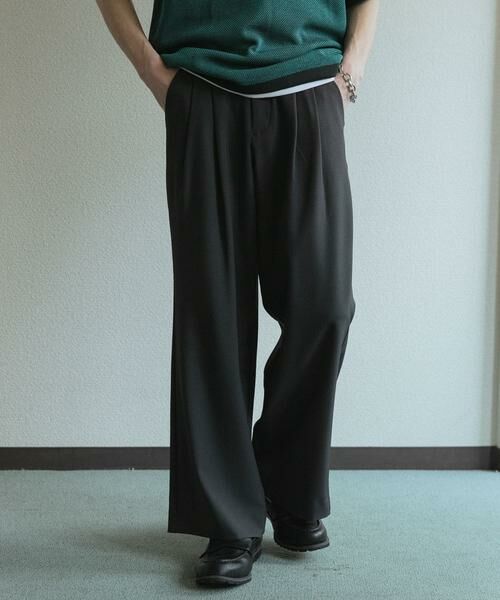 SENSE OF PLACE by URBAN RESEARCH / センスオブプレイス バイ アーバンリサーチ その他パンツ | 『速乾』ドライタッチ2タックワイドパンツ | 詳細26