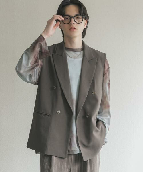 SENSE OF PLACE by URBAN RESEARCH / センスオブプレイス バイ アーバンリサーチ ベスト | ダブルテーラードベスト | 詳細3