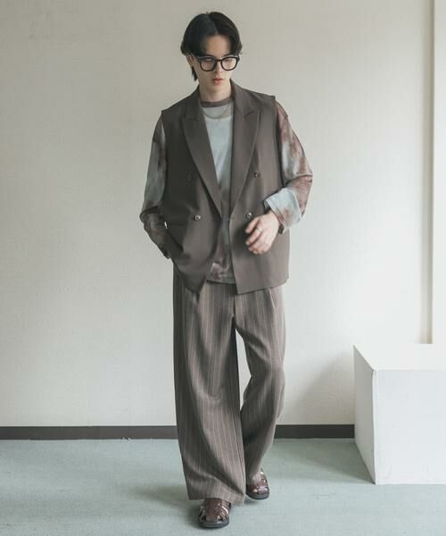 SENSE OF PLACE by URBAN RESEARCH / センスオブプレイス バイ アーバンリサーチ ベスト | ダブルテーラードベスト | 詳細7