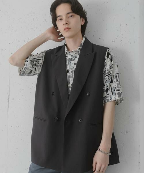 SENSE OF PLACE by URBAN RESEARCH / センスオブプレイス バイ アーバンリサーチ ベスト | ダブルテーラードベスト | 詳細10