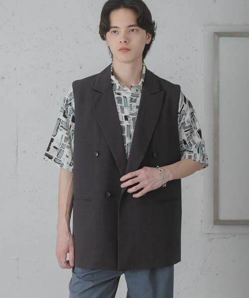 SENSE OF PLACE by URBAN RESEARCH / センスオブプレイス バイ アーバンリサーチ ベスト | ダブルテーラードベスト | 詳細11