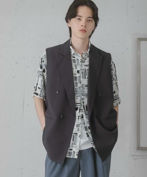 SENSE OF PLACE by URBAN RESEARCH / センスオブプレイス バイ アーバンリサーチ ベスト | ダブルテーラードベスト | 詳細12