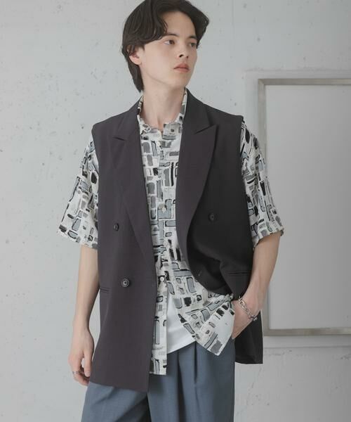 SENSE OF PLACE by URBAN RESEARCH / センスオブプレイス バイ アーバンリサーチ ベスト | ダブルテーラードベスト | 詳細13