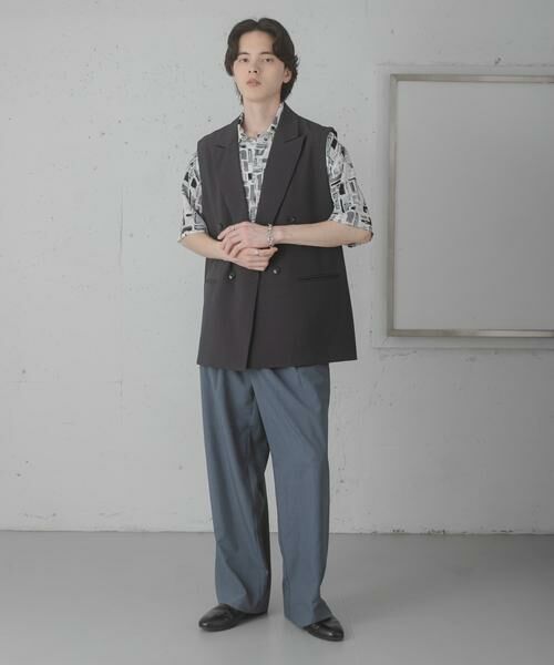 SENSE OF PLACE by URBAN RESEARCH / センスオブプレイス バイ アーバンリサーチ ベスト | ダブルテーラードベスト | 詳細15