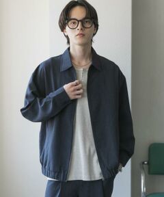 SENSE OF PLACE by URBAN RESEARCH / センスオブプレイス バイ アーバンリサーチ ブルゾン | 『UR TECH DRYLUXE』リネンライクジップブルゾン