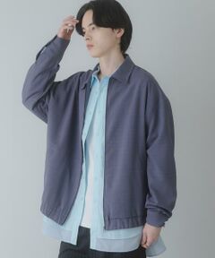 SENSE OF PLACE by URBAN RESEARCH / センスオブプレイス バイ アーバンリサーチ ブルゾン | 『UR TECH DRYLUXE』リネンライクジップブルゾン