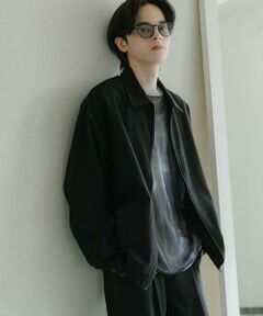 SENSE OF PLACE by URBAN RESEARCH / センスオブプレイス バイ アーバンリサーチ ブルゾン | 『UR TECH DRYLUXE』リネンライクジップブルゾン