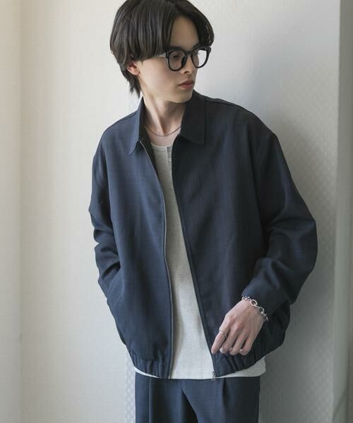 SENSE OF PLACE by URBAN RESEARCH / センスオブプレイス バイ アーバンリサーチ ブルゾン | 『UR TECH DRYLUXE』リネンライクジップブルゾン | 詳細6