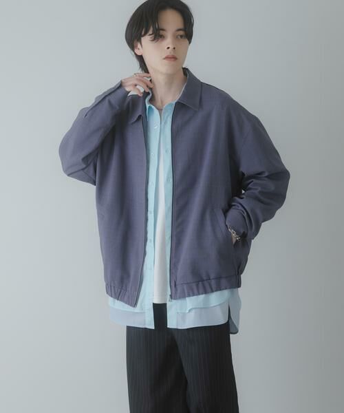 SENSE OF PLACE by URBAN RESEARCH / センスオブプレイス バイ アーバンリサーチ ブルゾン | 『UR TECH DRYLUXE』リネンライクジップブルゾン | 詳細19