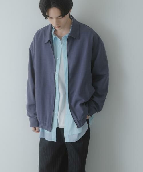 SENSE OF PLACE by URBAN RESEARCH / センスオブプレイス バイ アーバンリサーチ ブルゾン | 『UR TECH DRYLUXE』リネンライクジップブルゾン | 詳細20