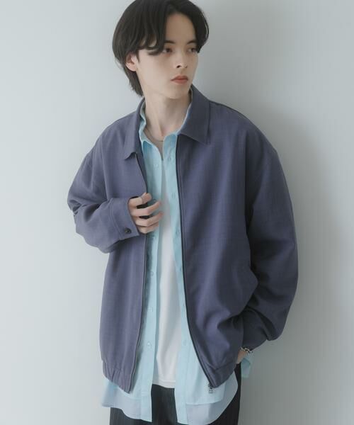 SENSE OF PLACE by URBAN RESEARCH / センスオブプレイス バイ アーバンリサーチ ブルゾン | 『UR TECH DRYLUXE』リネンライクジップブルゾン | 詳細21