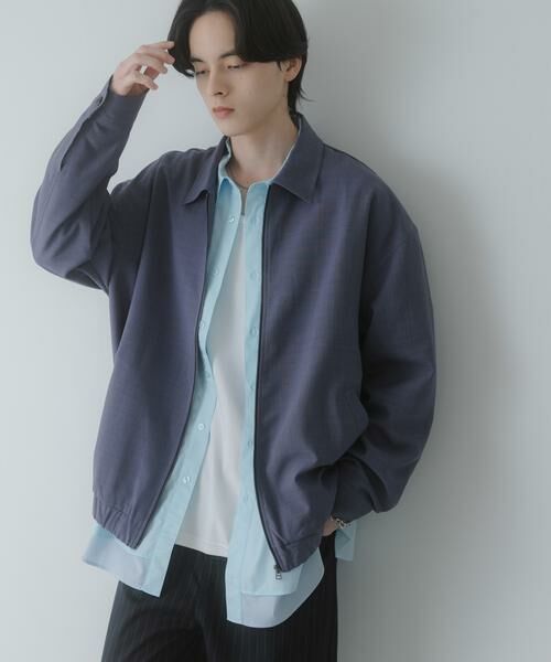 SENSE OF PLACE by URBAN RESEARCH / センスオブプレイス バイ アーバンリサーチ ブルゾン | 『UR TECH DRYLUXE』リネンライクジップブルゾン | 詳細22
