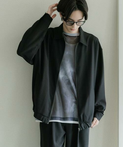 SENSE OF PLACE by URBAN RESEARCH / センスオブプレイス バイ アーバンリサーチ ブルゾン | 『UR TECH DRYLUXE』リネンライクジップブルゾン | 詳細27