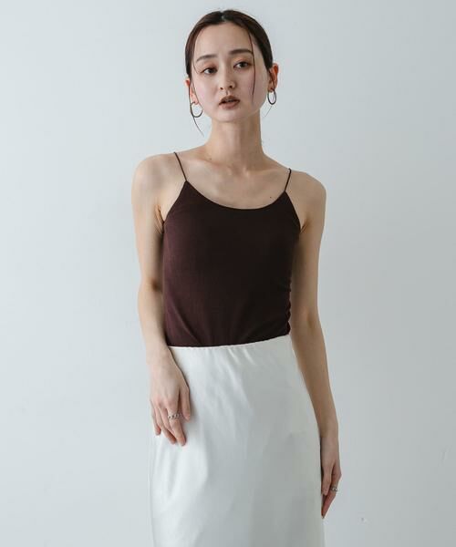 SENSE OF PLACE by URBAN RESEARCH / センスオブプレイス バイ アーバンリサーチ キャミソール・チューブトップ | 『接触冷感』汗ジミ防止カップツキバックオープンキャミソール | 詳細3