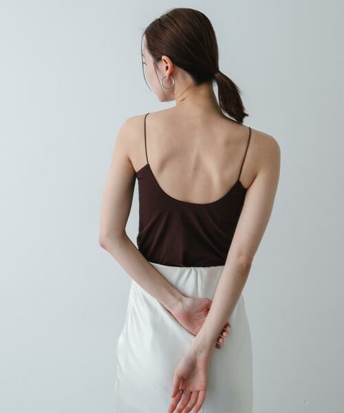SENSE OF PLACE by URBAN RESEARCH / センスオブプレイス バイ アーバンリサーチ キャミソール・チューブトップ | 『接触冷感』汗ジミ防止カップツキバックオープンキャミソール | 詳細4