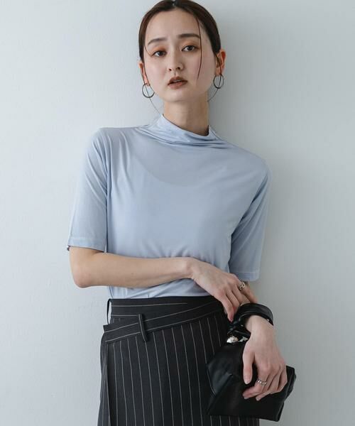 SENSE OF PLACE by URBAN RESEARCH / センスオブプレイス バイ アーバンリサーチ Tシャツ | ソフトハイネックTシャツ(半袖) | 詳細1