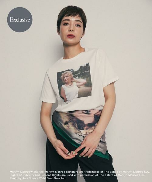 SENSE OF PLACE by URBAN RESEARCH / センスオブプレイス バイ アーバンリサーチ Tシャツ | 『別注』MARILYNMONROE×SENSE OF PLACE　グラフィックTシャツ（その他2）
