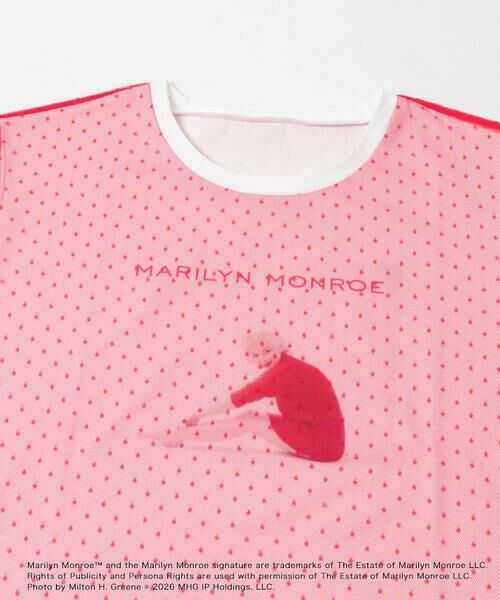 SENSE OF PLACE by URBAN RESEARCH / センスオブプレイス バイ アーバンリサーチ Tシャツ | 『別注』MARILYNMONROE×SENSE OF PLACE　チュールグラフィックTシャツ | 詳細5