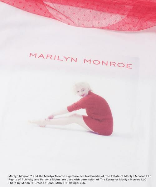 SENSE OF PLACE by URBAN RESEARCH / センスオブプレイス バイ アーバンリサーチ Tシャツ | 『別注』MARILYNMONROE×SENSE OF PLACE　チュールグラフィックTシャツ | 詳細6