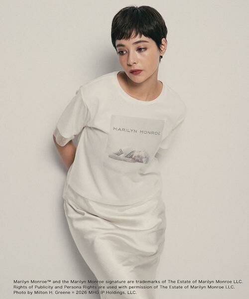 SENSE OF PLACE by URBAN RESEARCH / センスオブプレイス バイ アーバンリサーチ Tシャツ | 『別注』MARILYNMONROE×SENSE OF PLACE　チュールグラフィックTシャツ | 詳細10