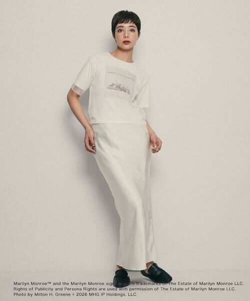 SENSE OF PLACE by URBAN RESEARCH / センスオブプレイス バイ アーバンリサーチ Tシャツ | 『別注』MARILYNMONROE×SENSE OF PLACE　チュールグラフィックTシャツ | 詳細12