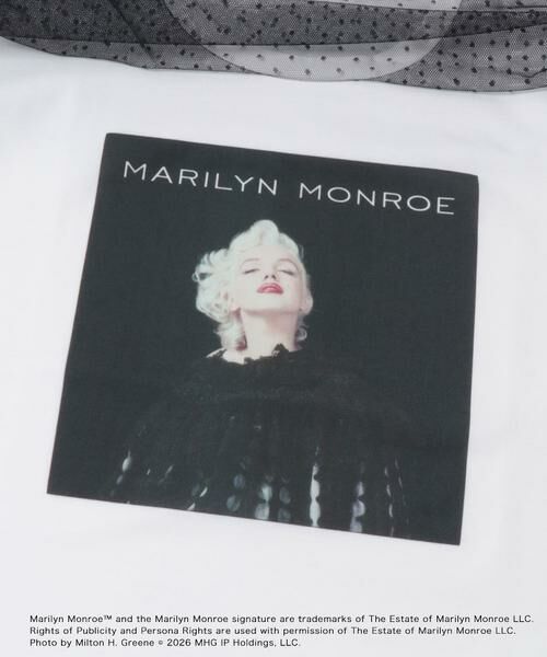 SENSE OF PLACE by URBAN RESEARCH / センスオブプレイス バイ アーバンリサーチ Tシャツ | 『別注』MARILYNMONROE×SENSE OF PLACE　チュールグラフィックTシャツ | 詳細26