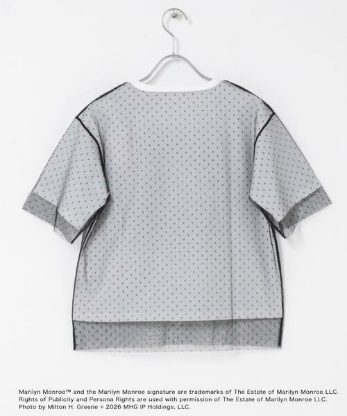SENSE OF PLACE by URBAN RESEARCH / センスオブプレイス バイ アーバンリサーチ Tシャツ | 『別注』MARILYNMONROE×SENSE OF PLACE　チュールグラフィックTシャツ | 詳細28