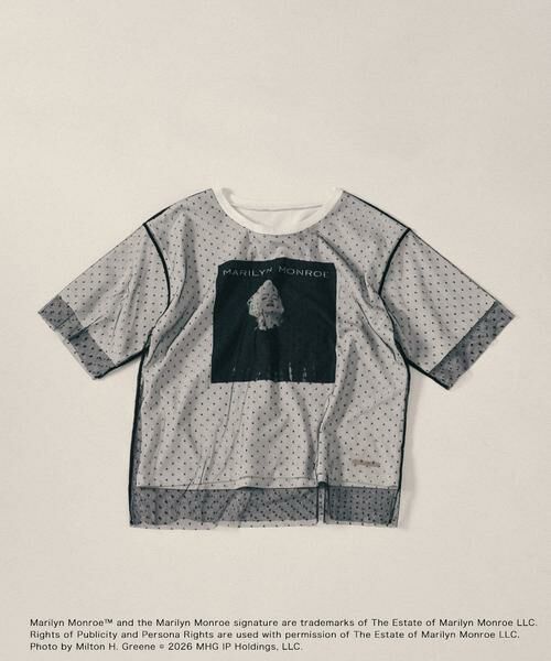SENSE OF PLACE by URBAN RESEARCH / センスオブプレイス バイ アーバンリサーチ Tシャツ | 『別注』MARILYNMONROE×SENSE OF PLACE　チュールグラフィックTシャツ | 詳細23