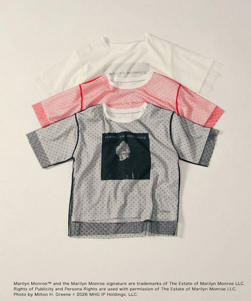 SENSE OF PLACE by URBAN RESEARCH / センスオブプレイス バイ アーバンリサーチ Tシャツ | 『別注』MARILYNMONROE×SENSE OF PLACE　チュールグラフィックTシャツ | 詳細24