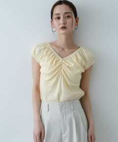 SENSE OF PLACE by URBAN RESEARCH / センスオブプレイス バイ アーバンリサーチ Tシャツ | ギャザーネックカットトップ